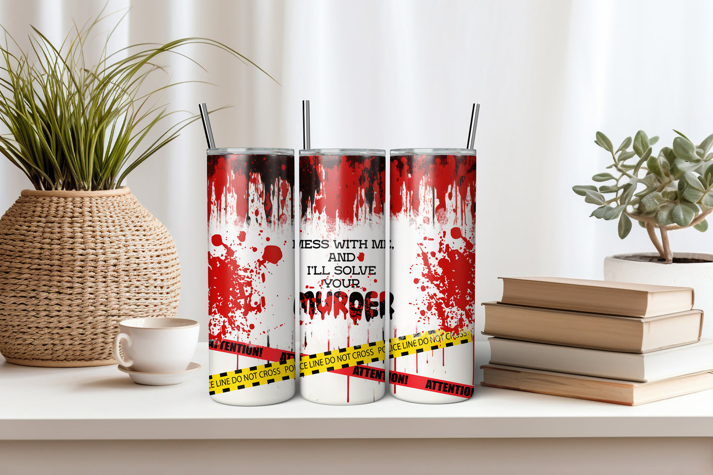 True Crime Lover (Graphic) Drinks Tumbler