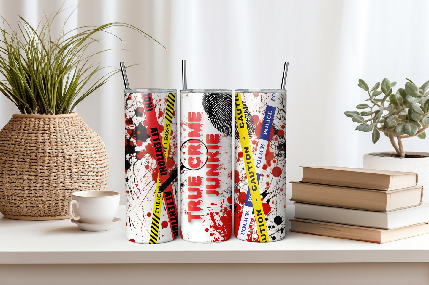 True Crime Lover (Graphic) Drinks Tumbler