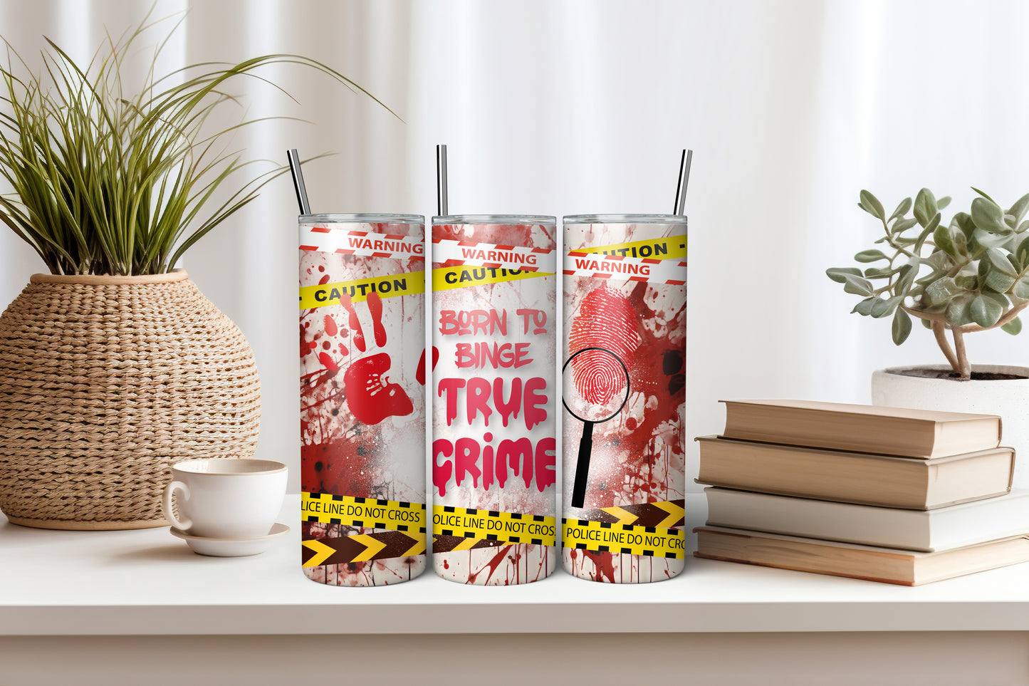 True Crime Lover (Graphic) Drinks Tumbler